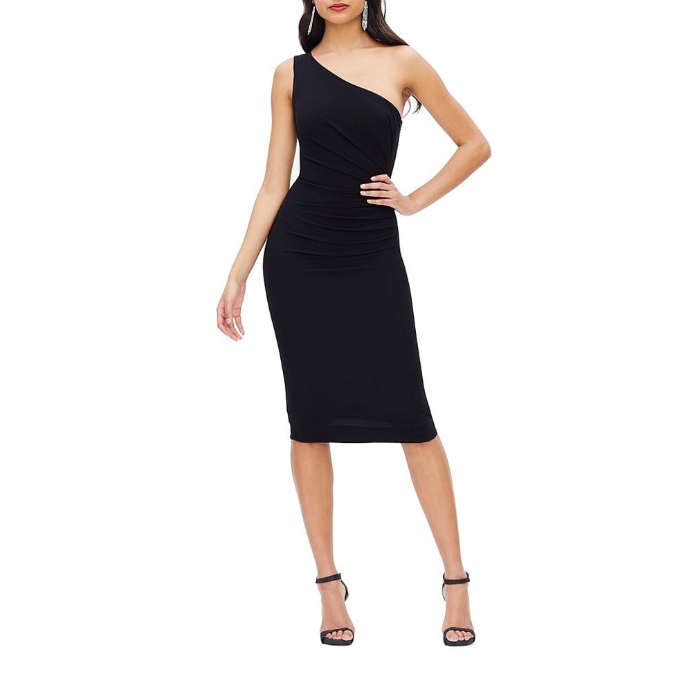 Dress the Population Martine One Shoulder Sleeveless Dress,BRANDNEW, Small,$148